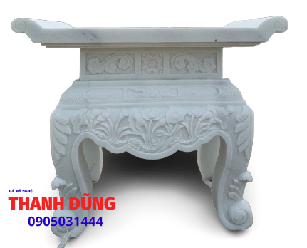 Bàn thờ đá điêu khắc